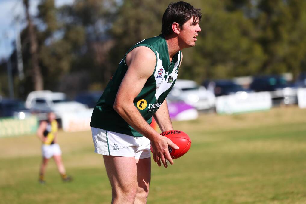 RECALLED: Ben Edyvean is into the Coolamon senior team for the Hoppers' big clash with Mangoplah-Cookardinia United-Eastlakes on Saturday. Picture: Emma Hillier