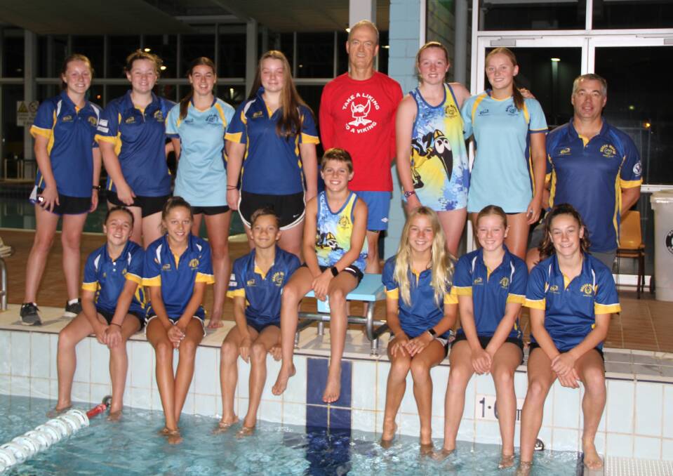 READY TO GO: Wagga Swim Club's team that will take part in the NSW Country Championships this weekend.