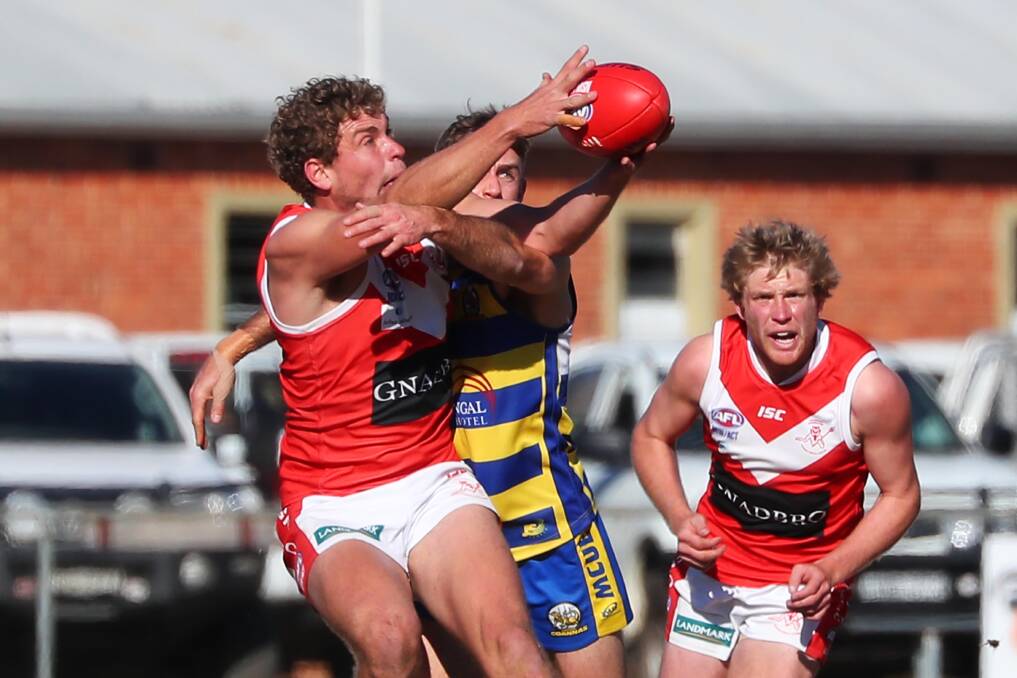 MISSING: Collingullie-Glenfield Park co-captain
Jayden Klemke expects to miss the final three
games of the home and away season with a
hamstring injury. Picture: Emma Hillier