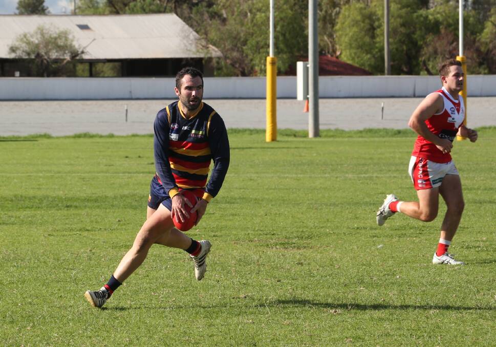 Bryce O'Garey in action for Leeton-Whitton this season. Picture: Anthony Stipo