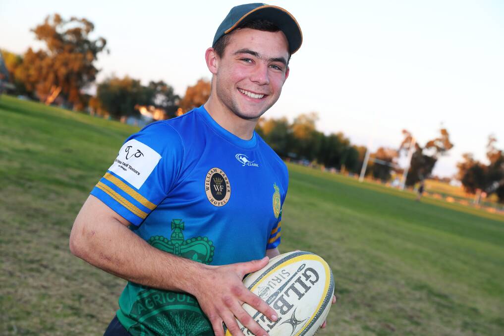 MOVING ON: Bill Castle Medal winner Lochlan Ramm will return home to Braidwood after four years in Southern Inland Rugby Union (SIRU) at Ag College. Picture: Emma Hillier