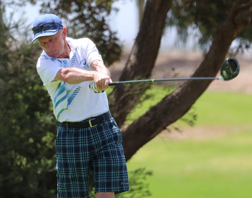 DEFENDING CHAMPION: Brian Harris will be back at Wagga Country Club this weekend for the City of Wagga Open. Picture: Les Smith
