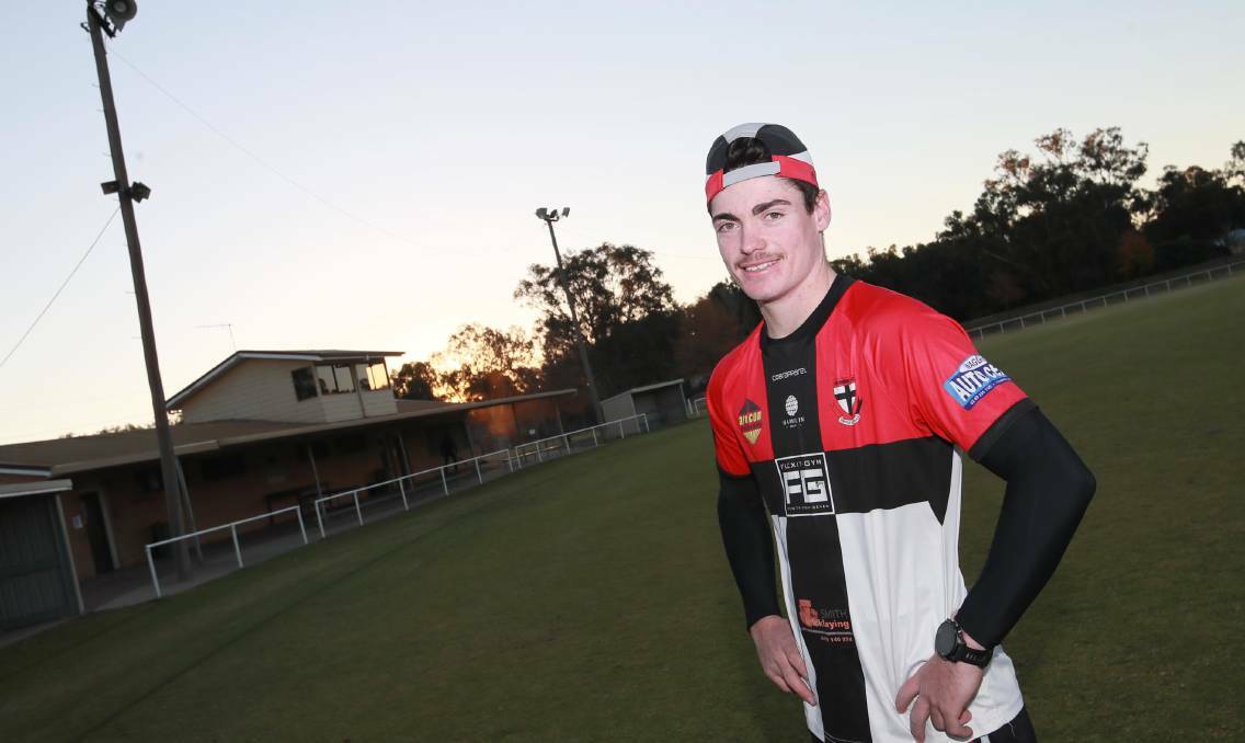 HOME SWEET HOME: Kane Flack will be back in North Wagga colours this year after a one-year stint at Albury Tigers. Picture: Les Smith