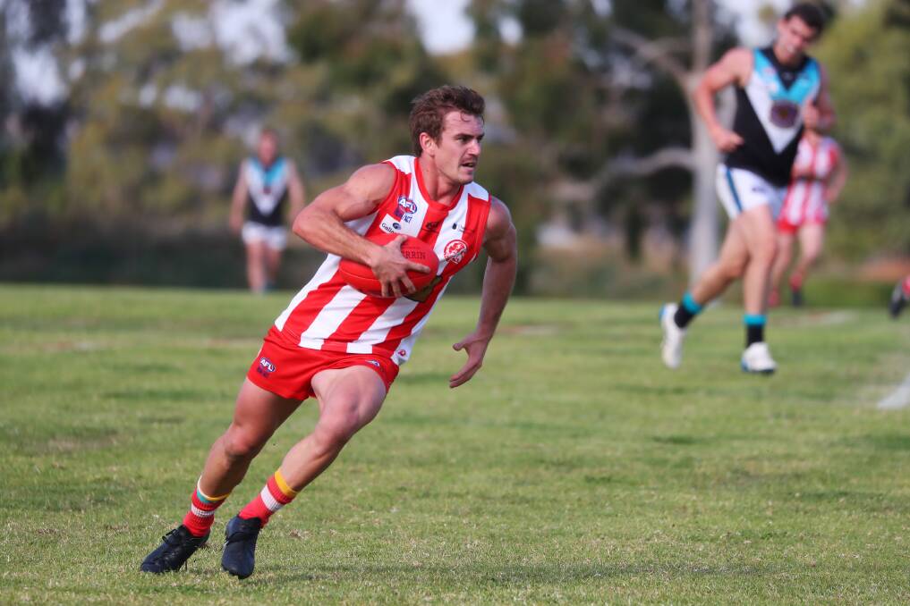 LEADER: Lachie Moore's early-season form has been one of the reasons behind Charles Sturt University's strong start to the year. Picture: Emma Hillier