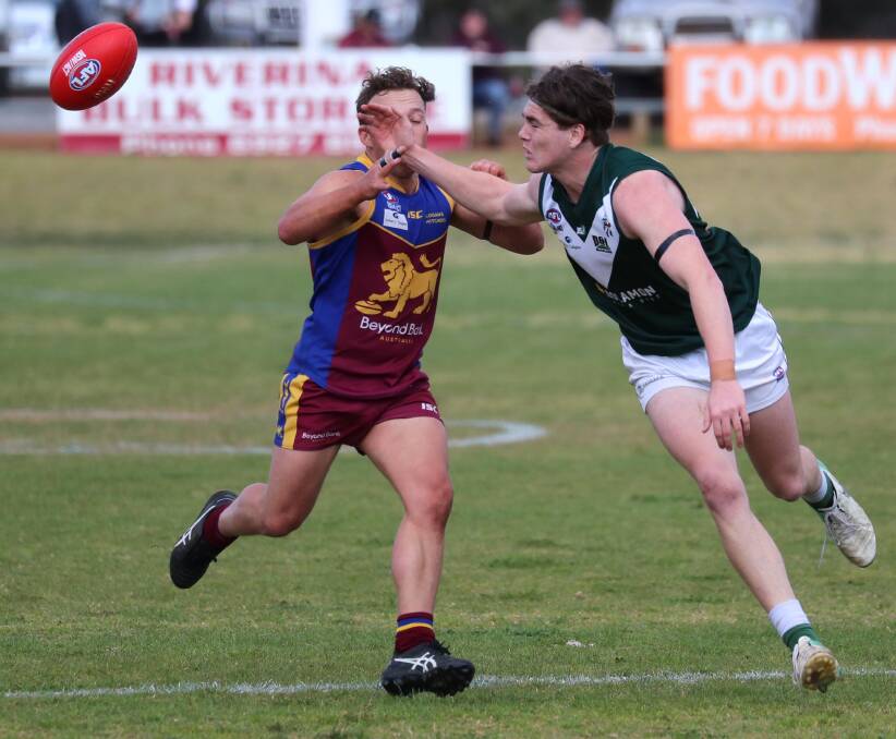 Liam Delahunty in action for Coolamon during the 2018 season.