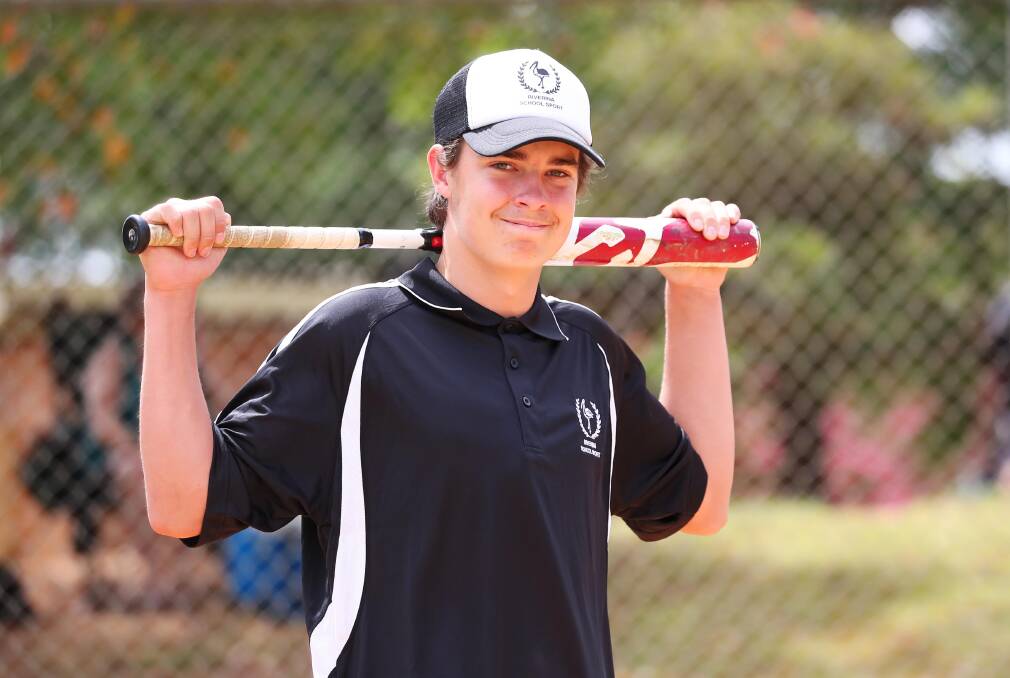 EXCITING TIMES: Wagga's Jayden McDonald has been selected to represent Australia in softball. Picture: Emma Hillier 