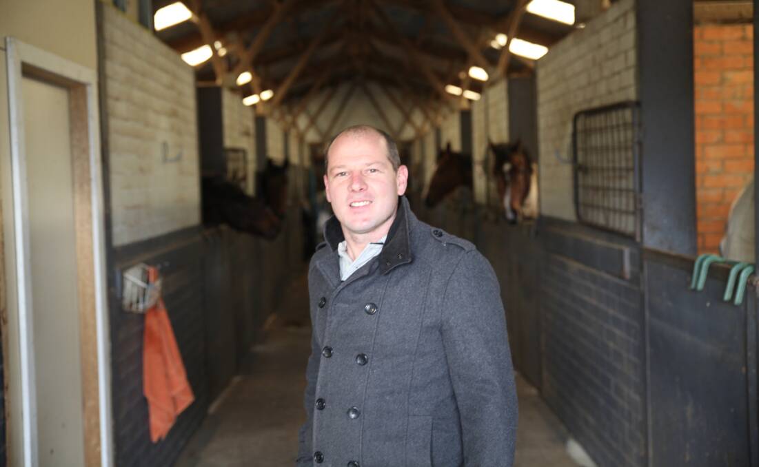 CONFIDENT: Trainer Todd Smart at his Canberra stables. Picture: The Canberra Times
