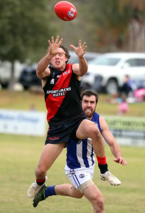 Tyler Cunningham in action for Marrar last season. Picture: Les Smith