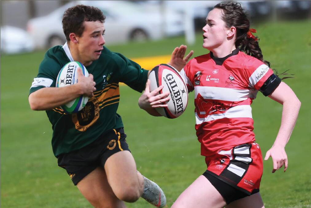 WINNERS: Ag College's Lochie Ramm and CSU's Tess Staines.