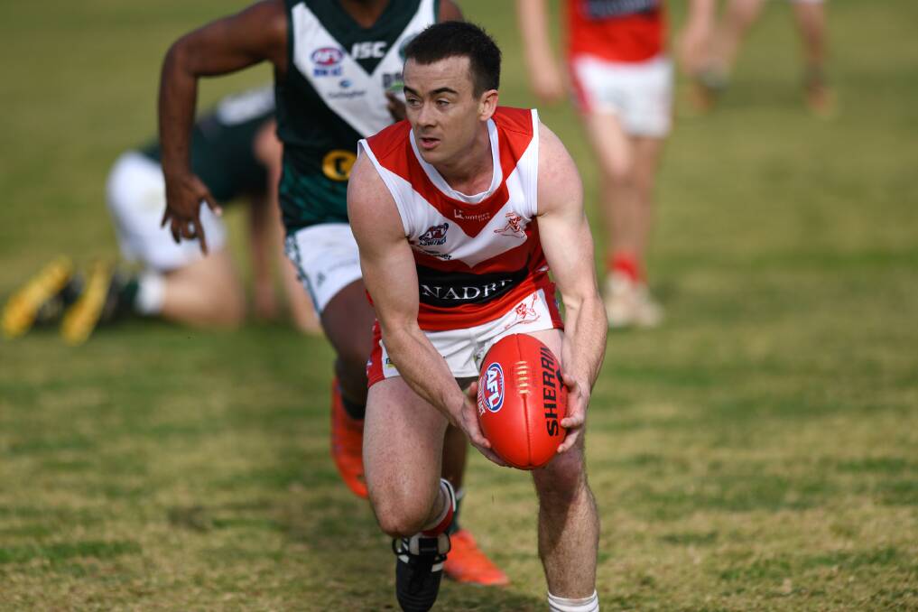 IN CHARGE: Collingullie-Glenfield Park assistant coach Jimmy Kennedy will take over coaching duties from the suspended Luke Gestier on Saturday.