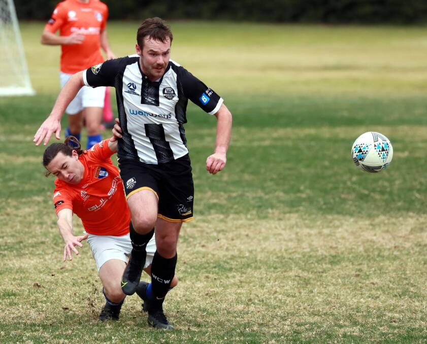 IN DOUBT: Jake Ploenges' injury-plagued season continues with the talented striker unlikely to face Weston Molonglo on Saturday. Picture: Les Smith