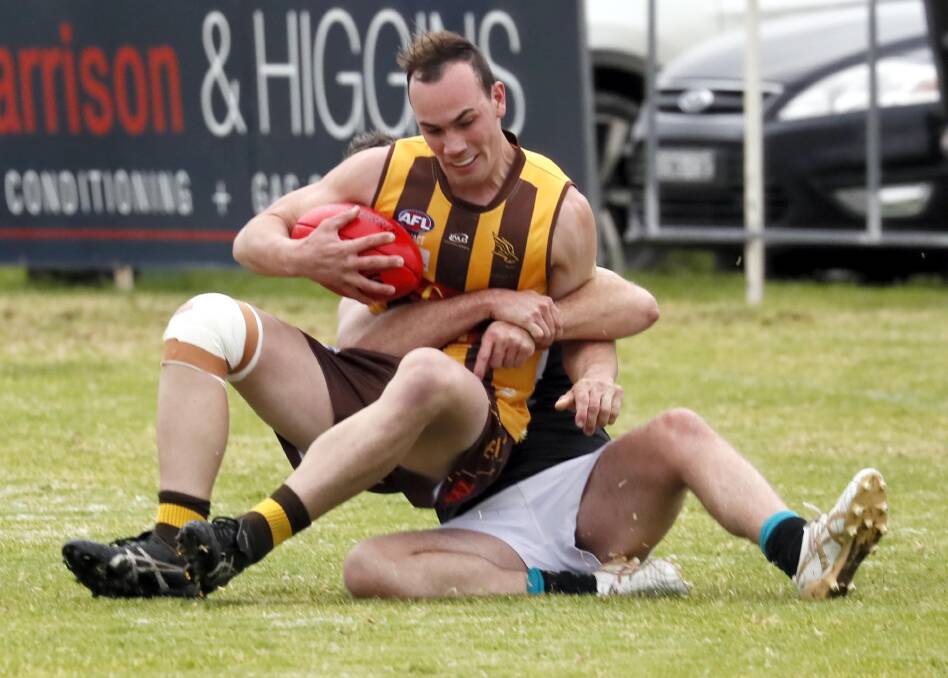 Max Tiernan in action early against the Jets before sustaining his knee injury.