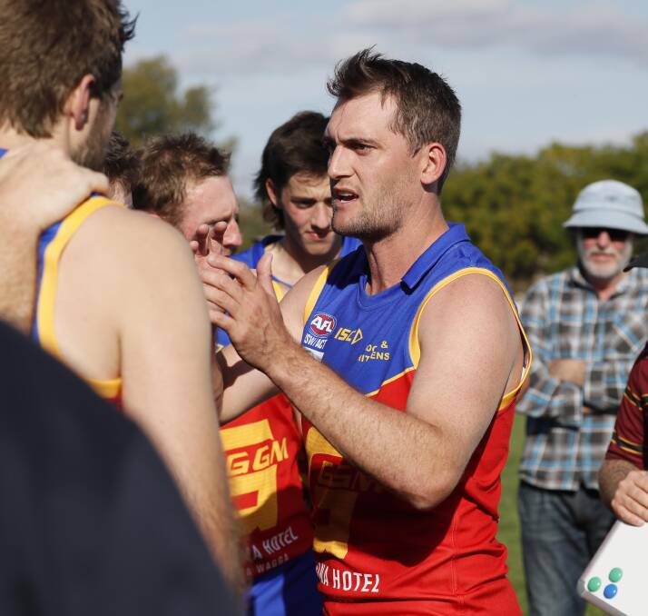 SITTING PRETTY: Ganmain-Grong Grong-Matong coach Sam Martyn says no one at the club will be getting ahead of themselves despite a blistering start to the new season. Picture: Les Smith