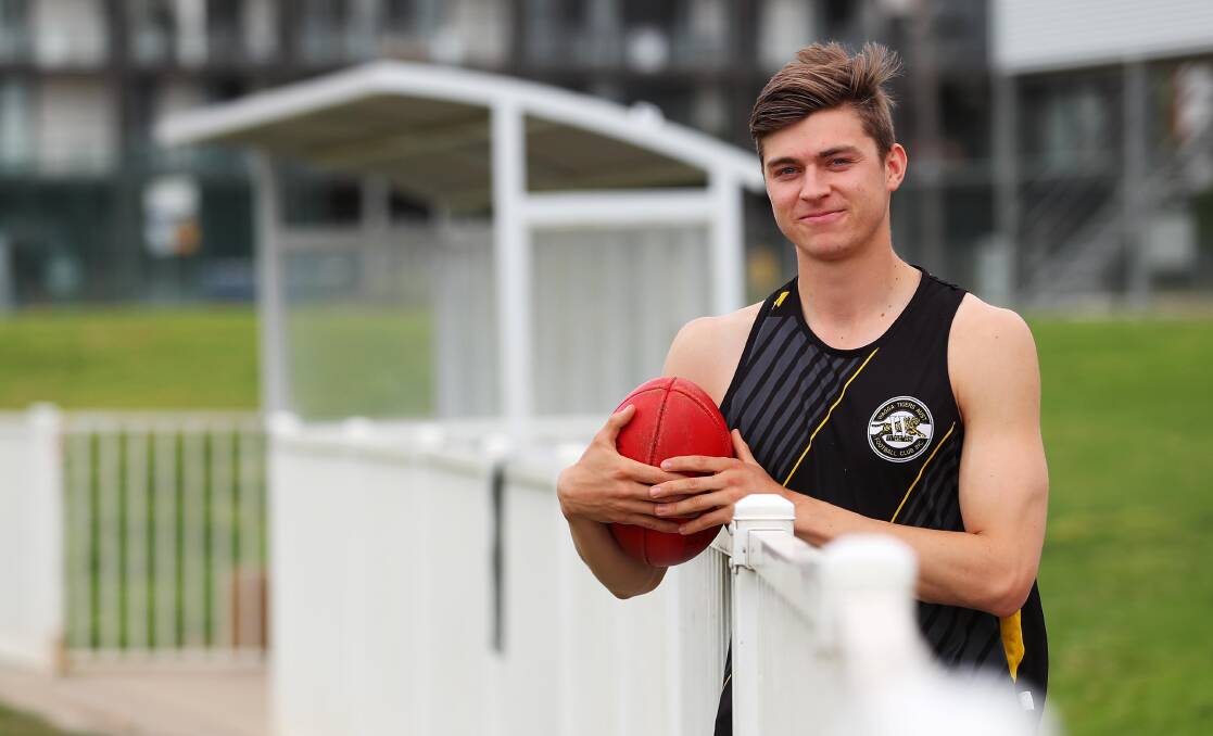 BEST ON GROUND: Jackson Kelly starred for Wagga Tigers on Saturday with an eight-goal performance against Narrandera.