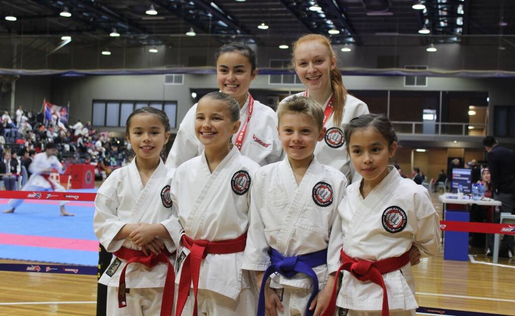 TOP PERFORMERS: Wagga's Shinwa-Kai Karate Club enjoy their experience at the NSW Cup Karate Championships in Sydney.