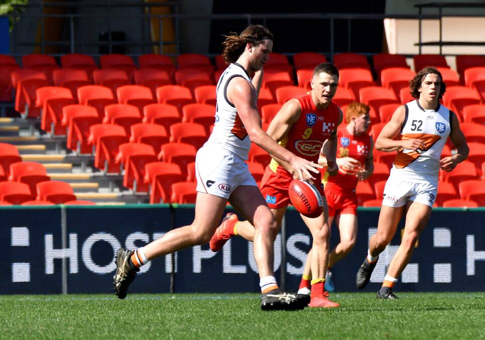 Lucas Conlan in action for GWS Giants in the NEAFL on Saturday. Picture: Sharon Vella