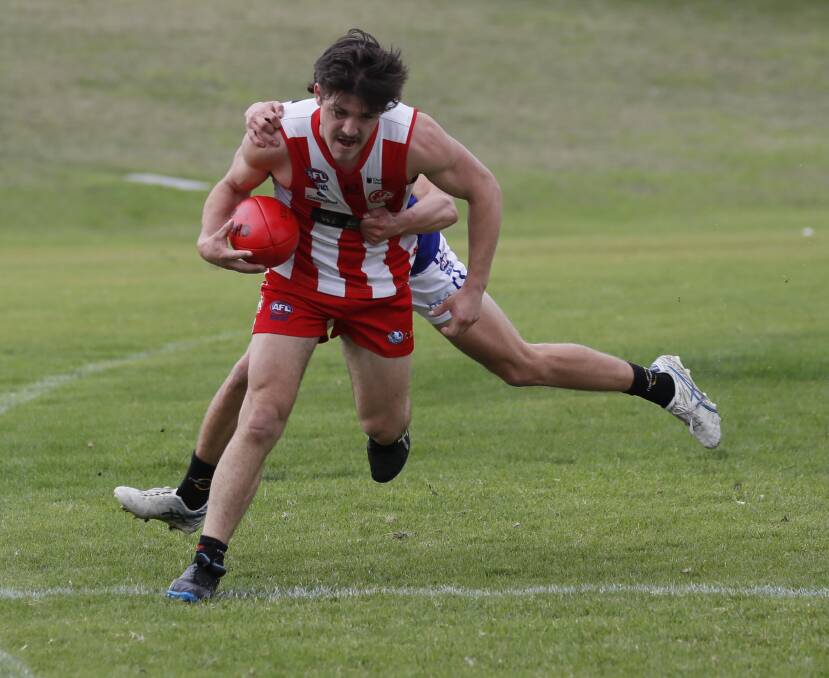 BEST ON GROUND: Lachie Holmes enjoyed a big game against Coleambally on Saturday.