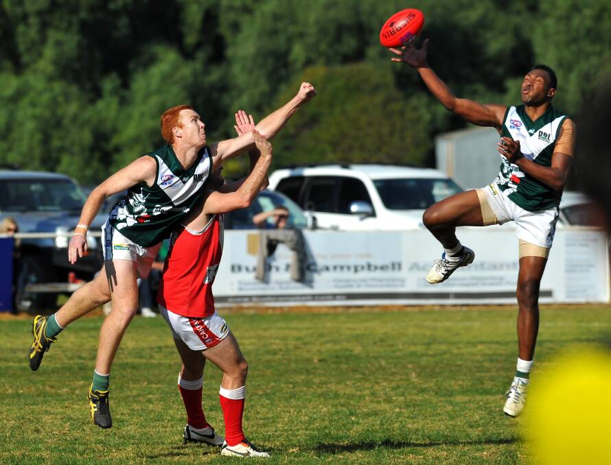 Murray Stephenson in action for Coolamon back in 2013.