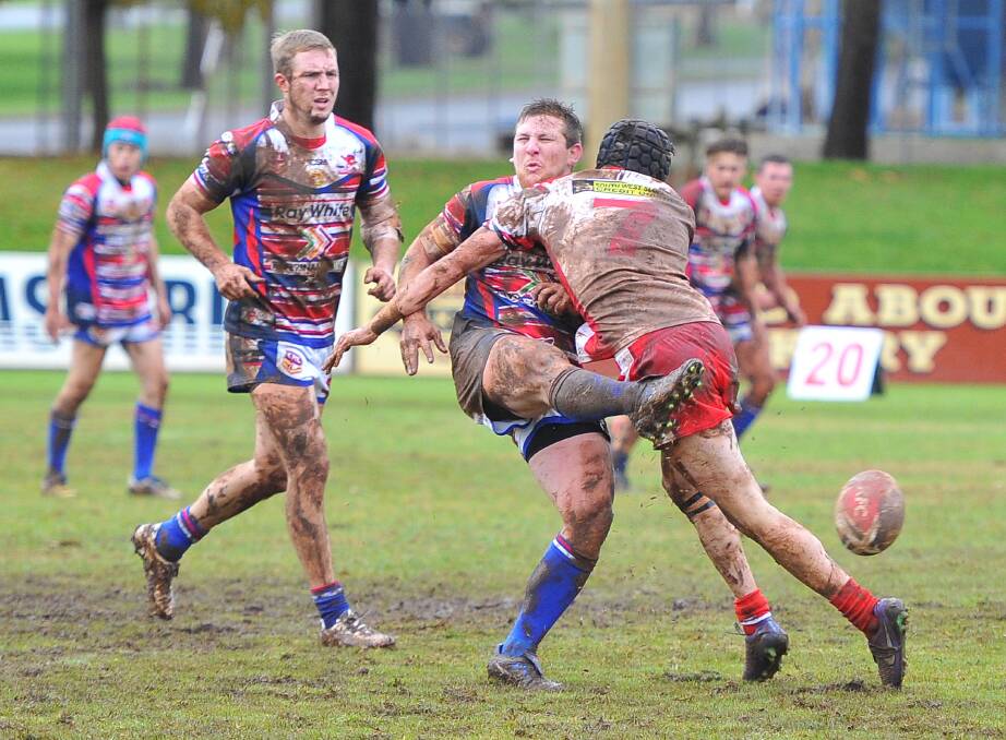 MOTIVATED: Young captain-coach James Woolford in action for the Cherrypickers last season. Picture: Kieren L Tilly