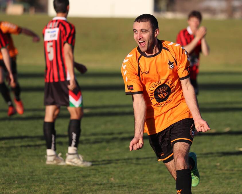 DOUBLE: Nazar Yousif scored two goals for Wagga United against Cootamundra on Saturday.