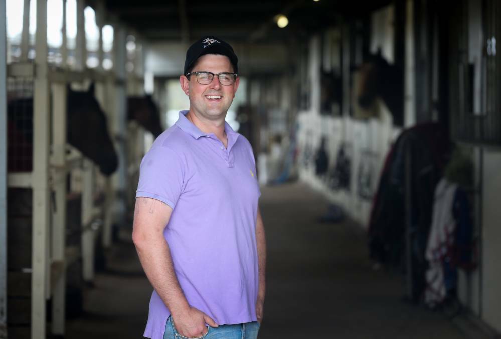 GOING NOWHERE: Mitch Beer is moving stables and has decided to set himself up in Albury long term. Picture: The Border Mail