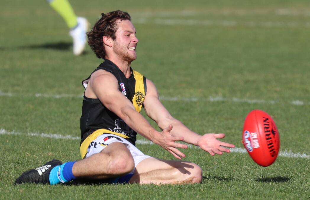 Will Keogh in action at Wagga Tigers.
