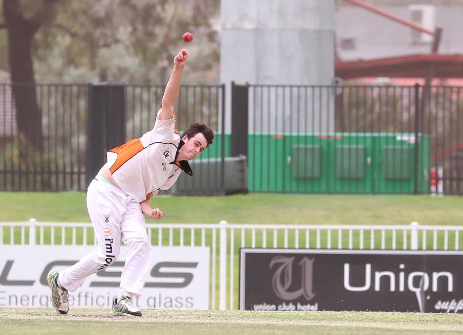 LEADER: Nick Grant will lead the Wagga RSL bowling attack this season, starting with Saturday's Twenty20 against Lake Albert.