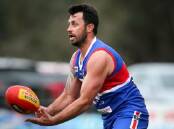 ON THE MOVE: Rory Muggivan in action for Thurgoona. Picture: The Border Mail