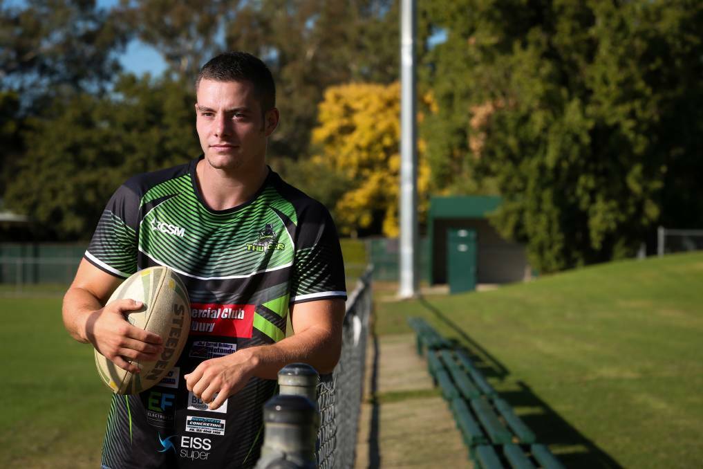 GROUNDED: Albury Thunder's overseas player Joe Sanderson is trying to get home, but coronavirus has caused problems with flights. Picture: James Wiltshire