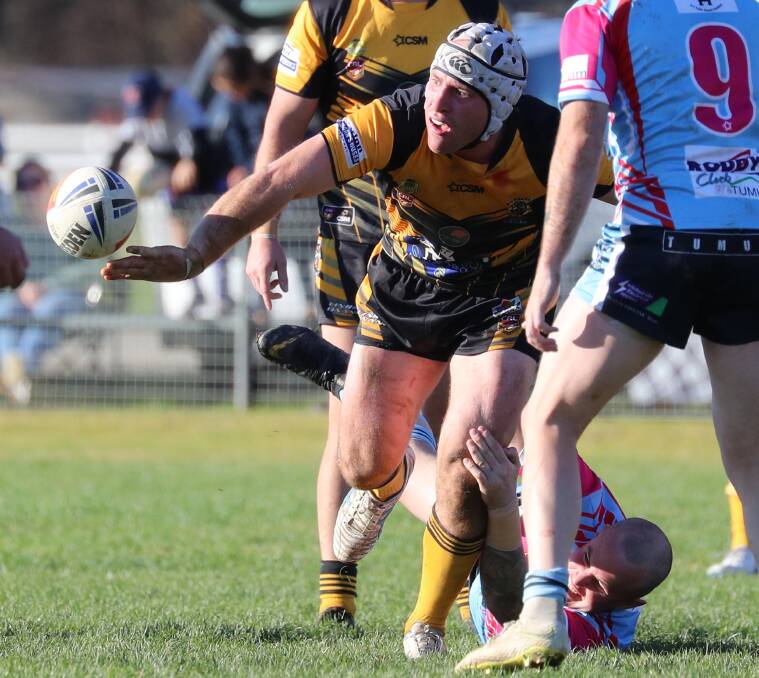 LEADER: Gundagai hooker James Luff has extended his lead in Group Nine's Weissel Medal. Picture: Les Smith