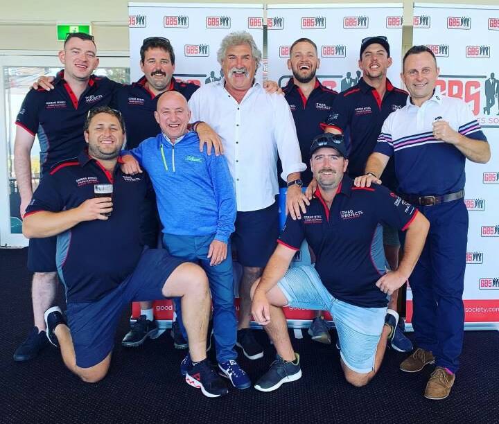 FUN AND GAMES: Jimmy Cassidy and Robert 'Dipper' DiPierdomenico among a few local Good Blokes Society members. Cassidy and DiPierdomenico will be guest speakers at the Wagga event on Friday night.