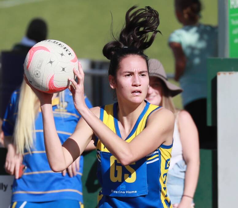 Sophie Fawns in action for Mangoplah-Cookardinia United-Eastlakes this season. Picture: Les Smith