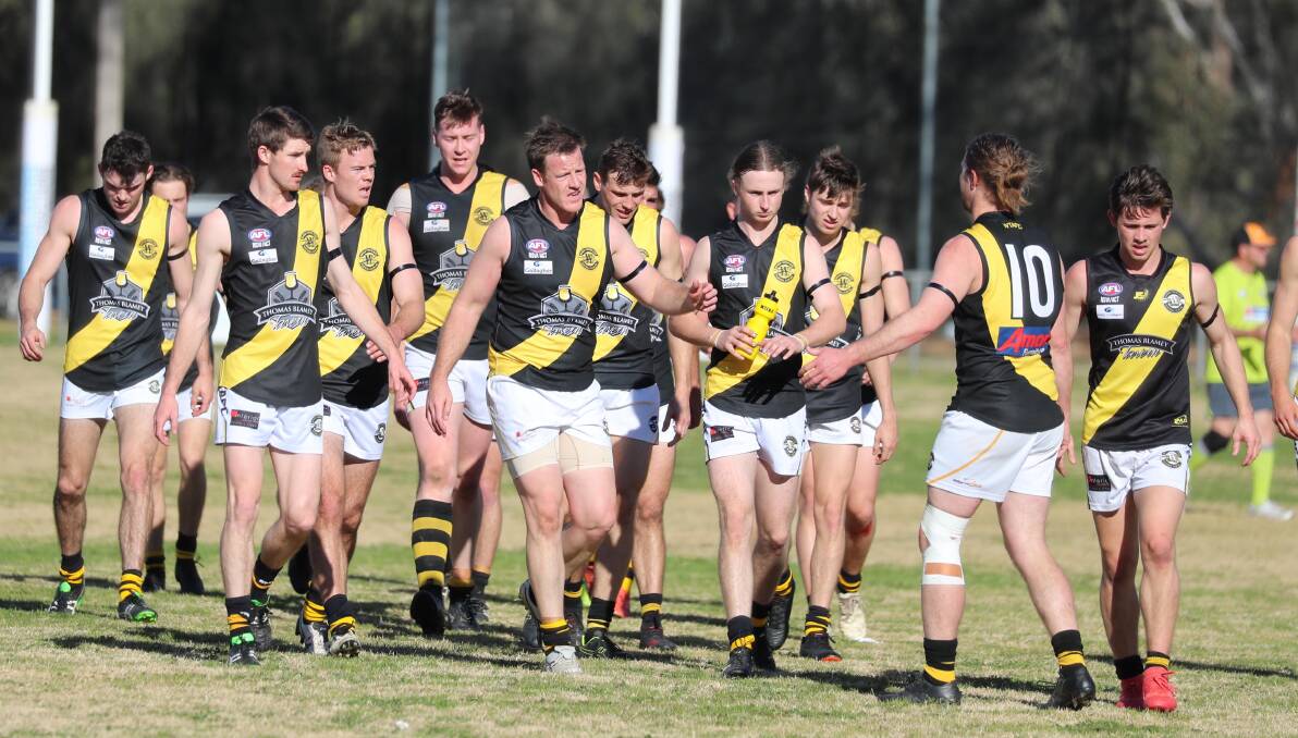 Wagga Tigers playing group out at Mangoplah Sportsground earlier in the year.