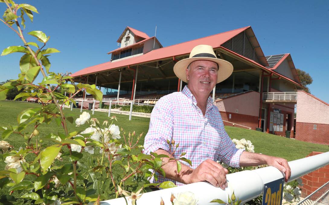 MOVING ON: Murrumbidgee Turf Club president Stuart Lamont will step down on Thursday night after 34 years on the board. Picture: Les Smith