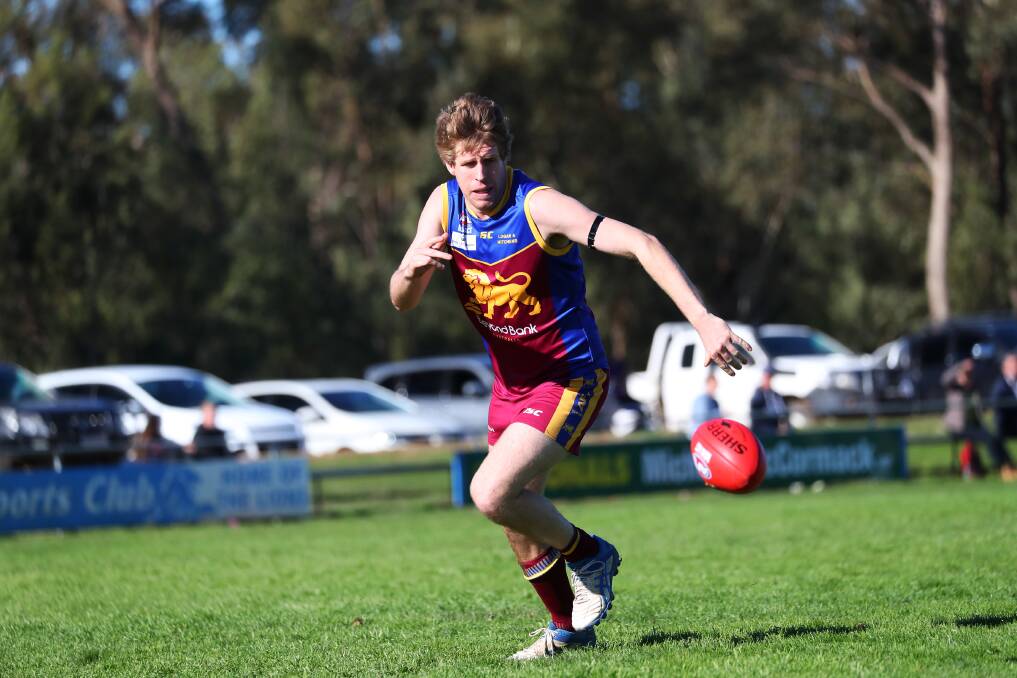 STRONG: Ganmain-Grong Grong-Matong forward Jethro Peck kicked four goals in the win over Leeton-Whitton.