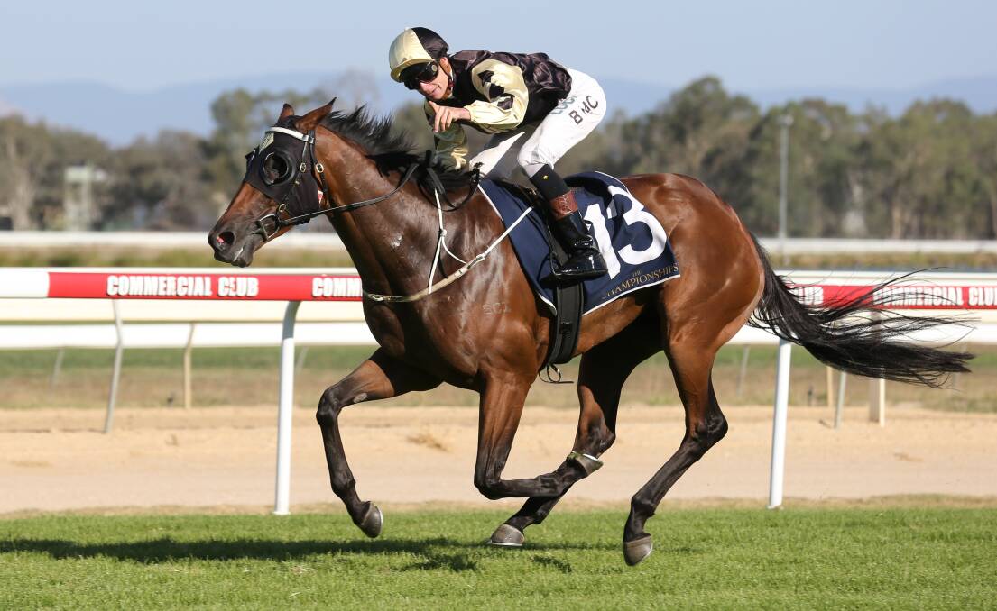 Bennelong Dancer wins the Country Championships qualifier at Albury. Picture: Kylie Esler