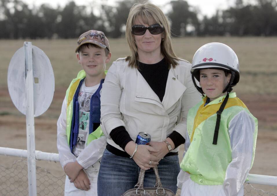 FAMILY AFFAIR: Tyler Schiller (right) as an 11-year-old back in 2011, along Wendy Dewar and the late Nic Dewar.