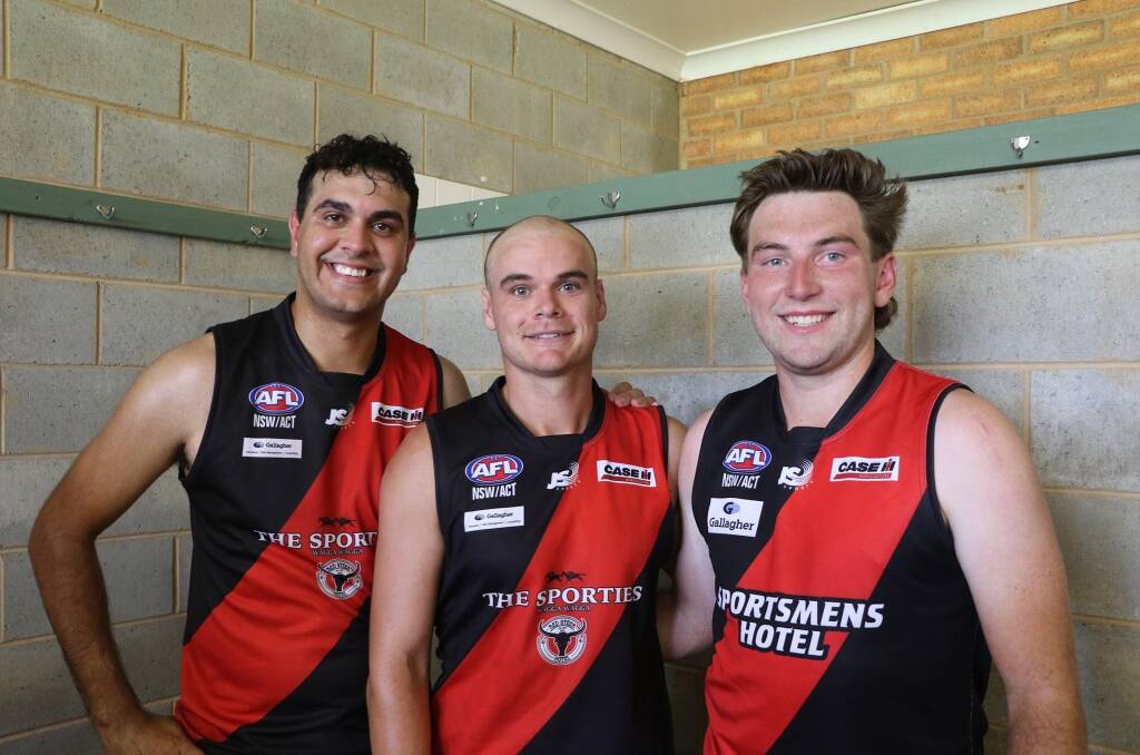 New Marrar recruits Logan Gray, Billy Toy and Angus Kent.