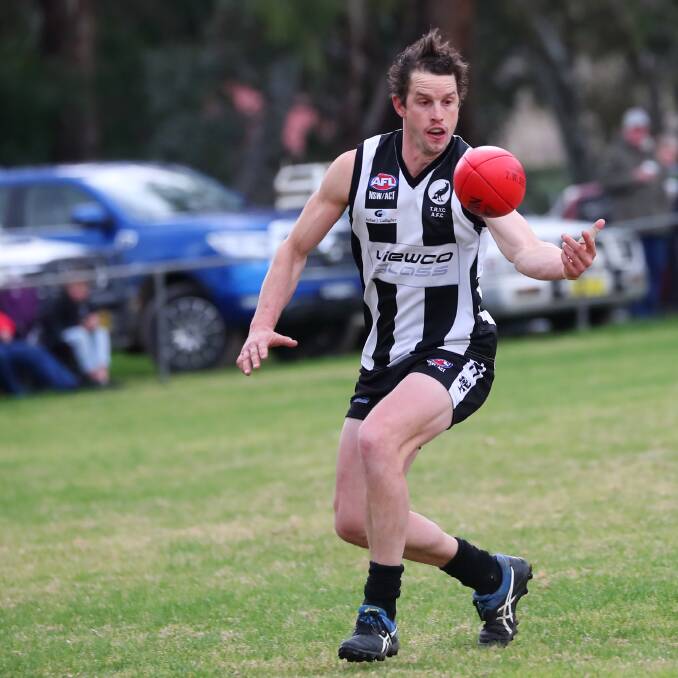 STRONG PERFORMER: Todd Hannam was one of The Rock-Yerong Creek's best in the win over Charles Sturt University on Saturday.