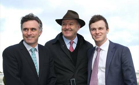The Hayes Dabernig training team. Picture: Lindsay Park Racing
