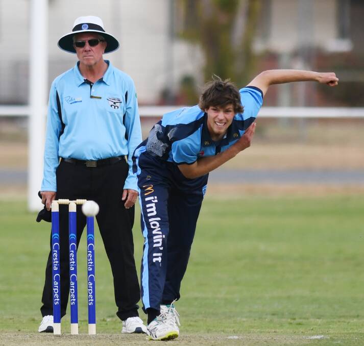 RISING STAR: Blake Harper will miss the remainder of the Wagga Cricket season for South Wagga, and the upcoming football season after a freak accident on the family farm.