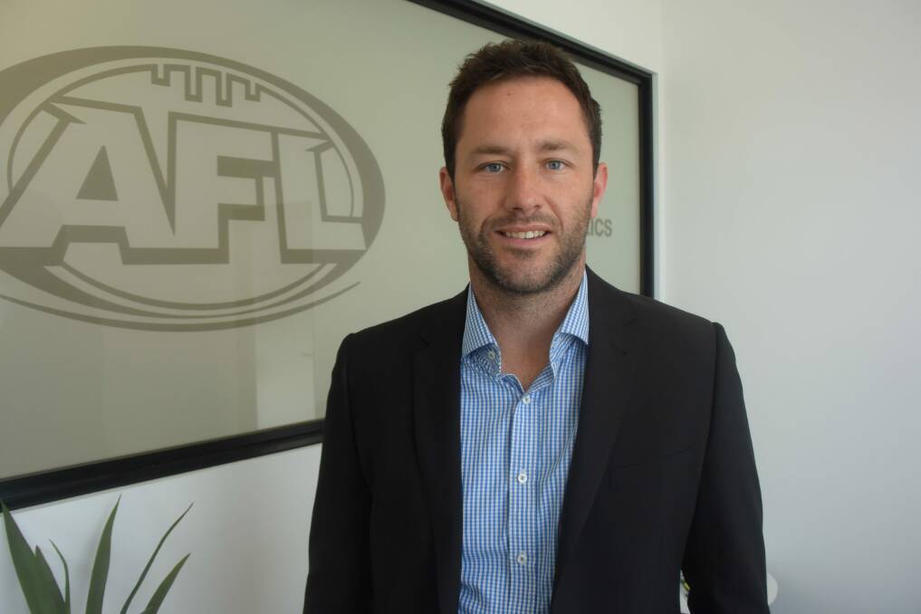 AFL NSW-ACT community football manager for ACT and regional NSW, Marc Geppert.