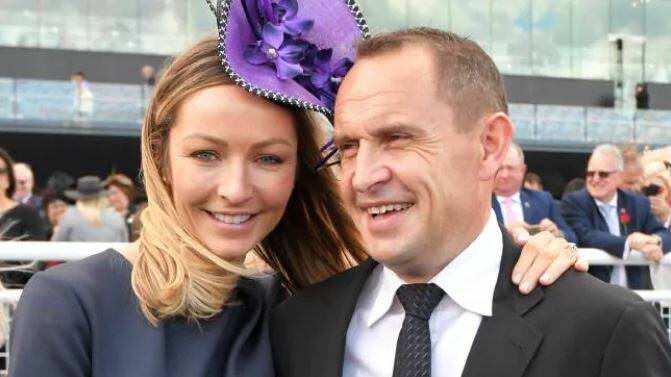 THE BEST: Champion trainer Chris Waller with his wife Steph. Picture: Chris Waller Racing