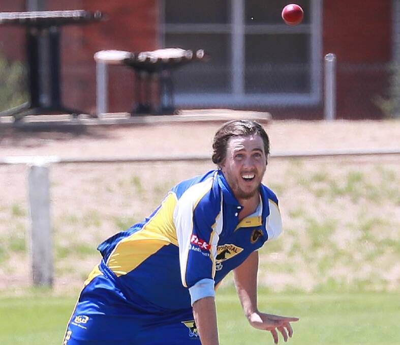 ON TOP: Keenan Hanigan is the leading wicket-taker in the Wagga first grade cricket competition. Picture: Les Smith