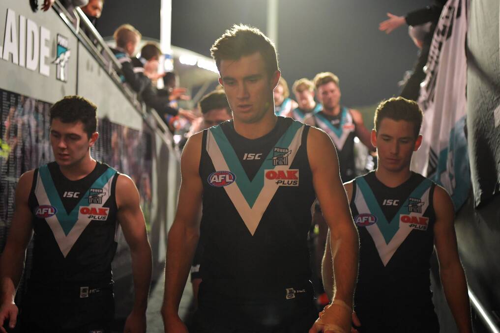TOUGH DECISION: Wagga footballer Dougal Howard will wait to see if a trade can be struck between Port Adelaide and St Kilda. Picture: Getty Images