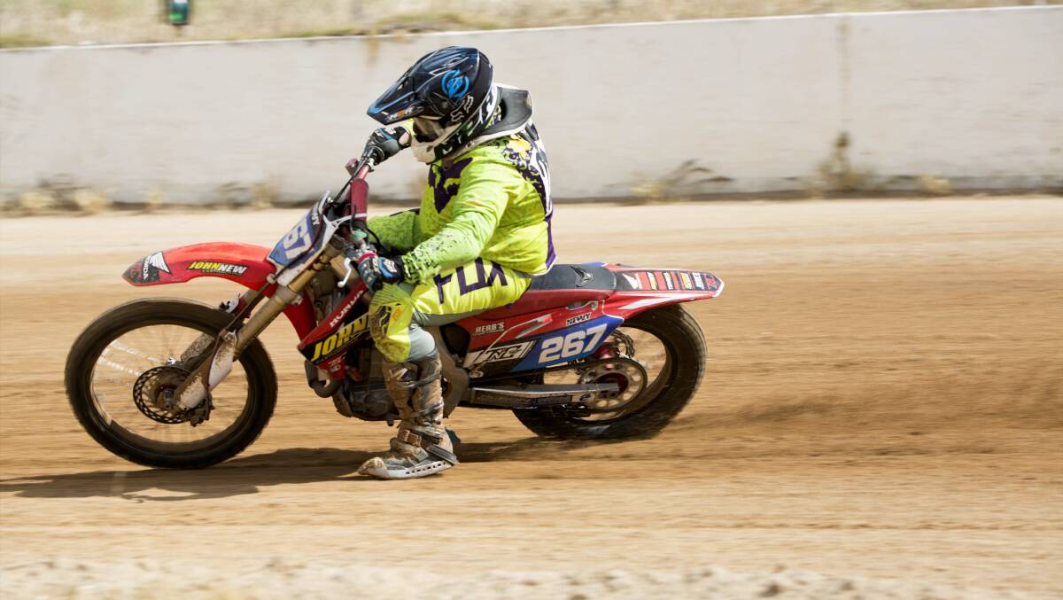 BIG WEEKEND: Temora's Ryan New is expected to feature highly at the Oil Track Masters this weekend.