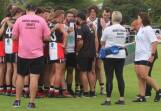 North Wagga coach Damien Papworth is confident the Saints will be big improvers this season. Picture by Matt Malone