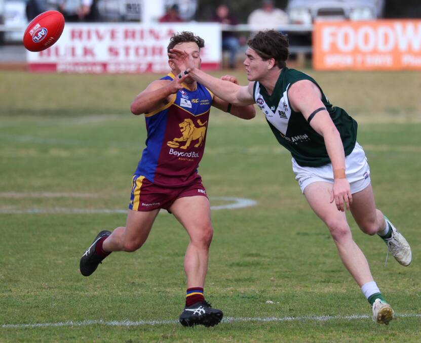 Liam Delahunty in action for Coolamon last season against Ganmain-Grong Grong-Matong. Picture: Les Smith