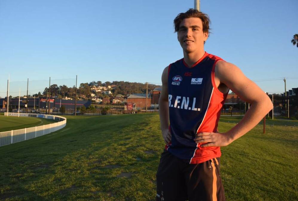 Liam Delahunty ahead of representing Riverina League in May this year. Picture: Matt Malone