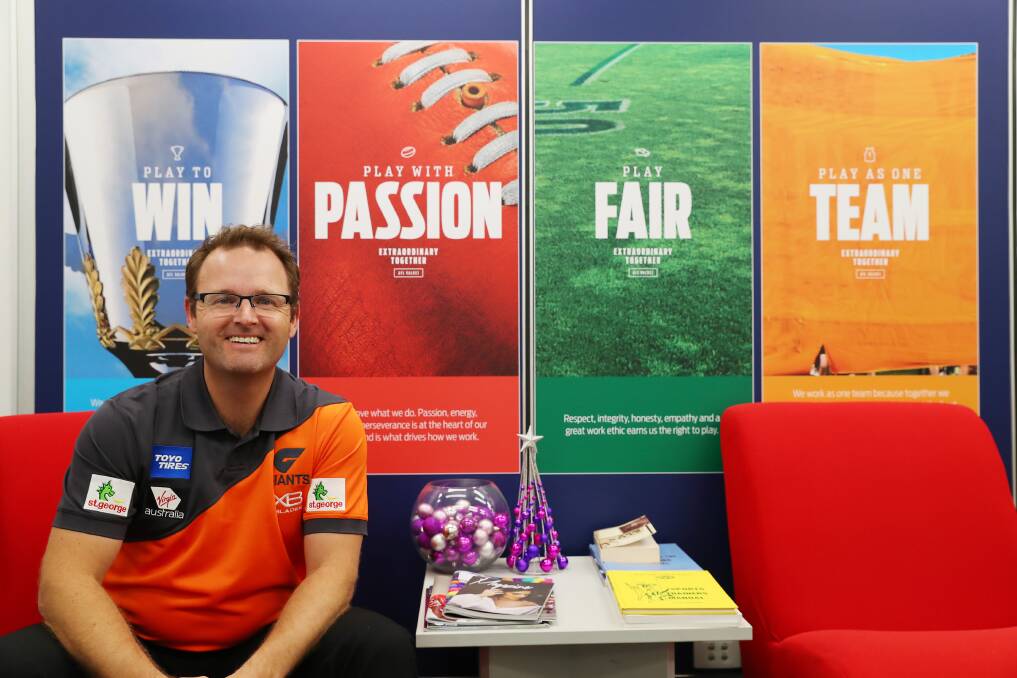 NEW START: Matt Olsen has begun work with AFL Southern NSW this week as it's new communications and partnerships coordinator. Picture: Emma Hillier